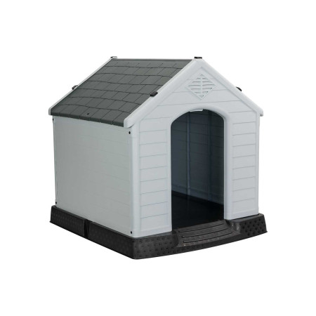 Caseta de Resina para Perros 66,5x73,6x71cm Thinia Home Casetas para Perros 1