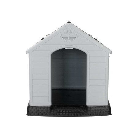 Caseta de Resina para Perros 66,5x73,6x71cm Thinia Home Casetas para Perros 2