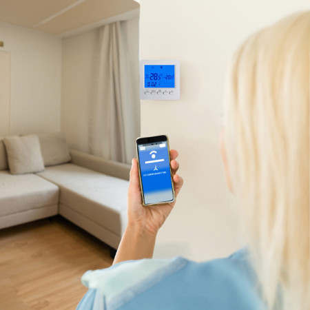 Termostato WiFi para Calefacción vía Smartphone/APP 7hSevenOn Home Termostatos WIFI 5