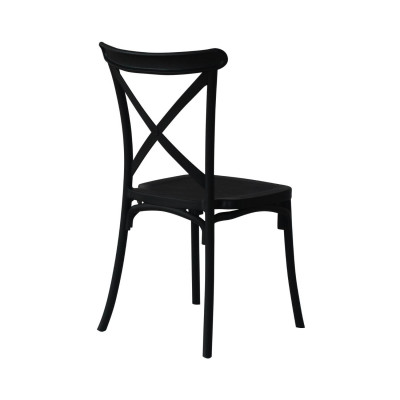 6-Pack Stacking Catering Chairs Caroline 45x40x87.5cm 7house Cadeiras e poltronas para exterior 11