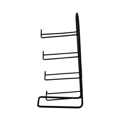 Botellero para 4 Botellas Negro 43x11.5x21cm 7house Accesorios de Cocina 2