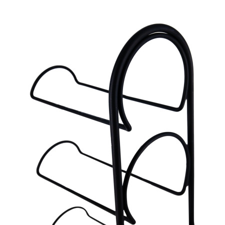 Botellero para 4 Botellas Negro 43x11.5x21cm 7house Accesorios de Cocina 3