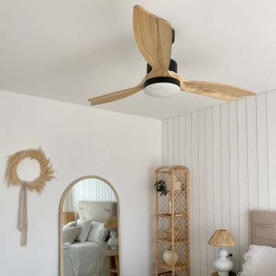 Ventilador de Techo con Luz 3 Aspas 56W 6 Velocidades Nueva York Thinia Home Ventiladores de Techo 14