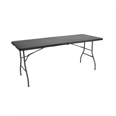 Mesa dobrável 180cm e 6 cadeiras com pega Restauração Thinia Home Conjuntos de jardim 9