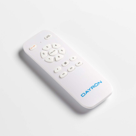 Ventilador de teto com luz 5 pás 62W 6 velocidades Nevada White Thinia Home Ventiladores de teto 3