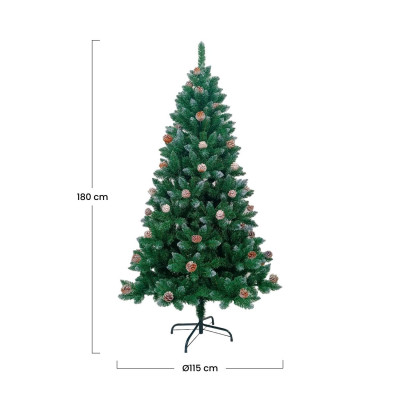 Árvore de Natal Toronto Verde 180x115cm 7house Árvores de Natal 4