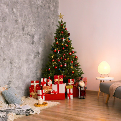 Árbol de Navidad Artificial Verde Ontario con Base Metálica Dayron Árboles de Navidad 10