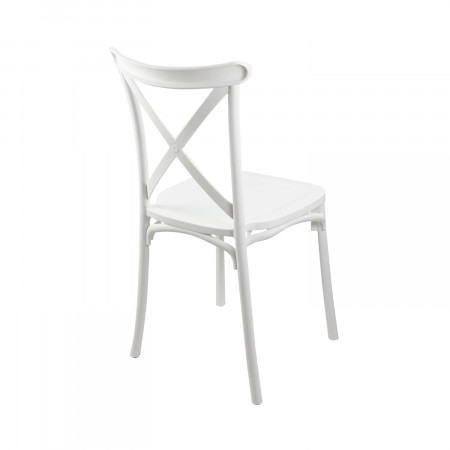 Pack 4 Sillas para Catering Apilables Charlotte 50x44x87.5cm 7house Sillas y Sillones de Exterior 4