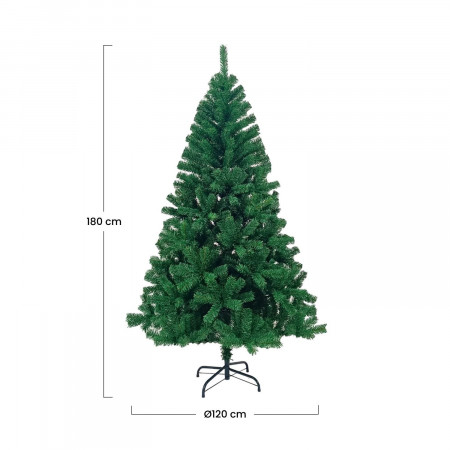 Árvore de Natal Vancouver Verde 180x120cm Dayron Árvores de Natal 4