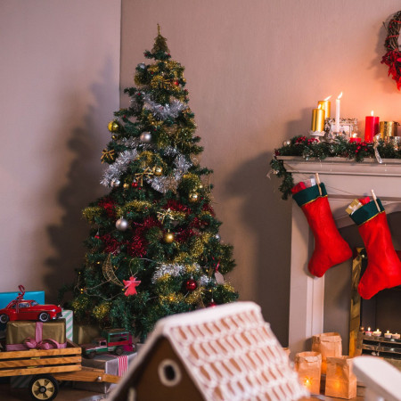 Árbol de Navidad Artificial Verde Vancouver con Base Metálica 180cm Dayron Árboles de Navidad 5