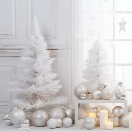 Árbol de Navidad Laponia Blanco Nevado 150x80cm Dayron Árboles de Navidad 5