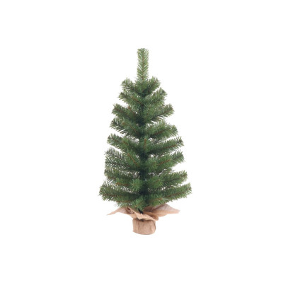 Mini Árbol de Navidad Verde Yukon con Base de Yute 60cm Dayron Árboles de Navidad 1