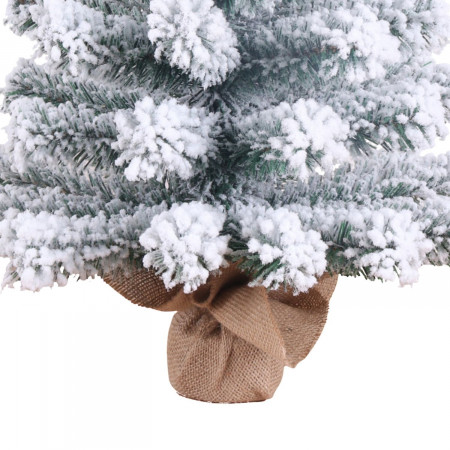 Mini árvore de Natal decorativa verde neve 60x38cm Dayron Árvores de Natal 3