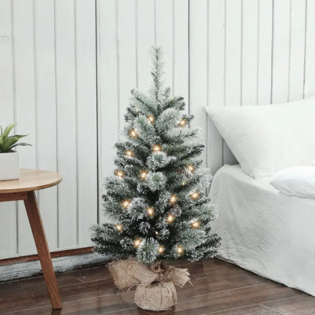 Mini árvore de Natal decorativa verde neve 60x38cm Dayron Árvores de Natal 5
