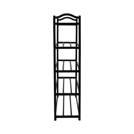 Estantería Zapatero 5 Baldas Sir Negro 63x20x79cm Thinia Home Zapateros 2
