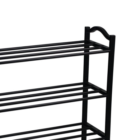 Estantería Zapatero 5 Baldas Sir Negro 63x20x79cm Thinia Home Zapateros 3