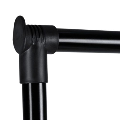 Bengaleiro metálico simples com sapateira Venue Black 157x74,5x41,5cm Thinia Home Bengaleiros e sapateiras 4