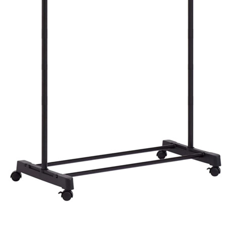 Burro Perchero Simple Metálico con Zapatero Venue Negro 157x74,5x41,5cm Thinia Home Percheros 5