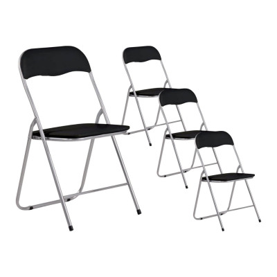 Pack 4 Sillas Plegables Acolchadas Eleonor 44x46x79cm 7house Sillas y Sillones de Exterior 1