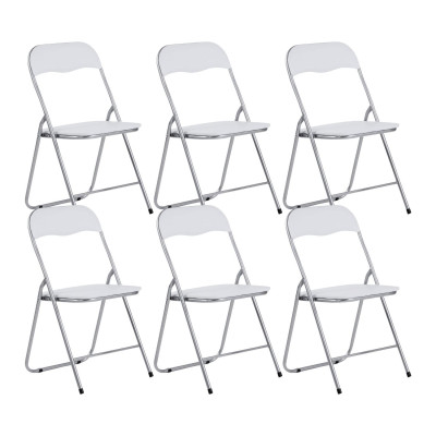 Pack 6 Sillas Plegables Acolchadas Eleonor 44x46x79cm 7house Sillas y Sillones de Exterior 13