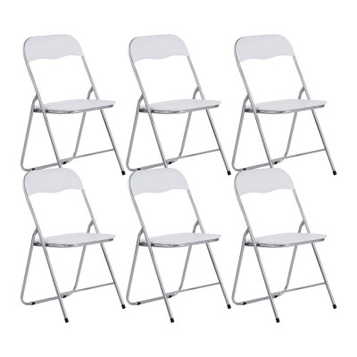 Pack 6 Sillas Plegables Acolchadas Eleonor 44x46x79cm 7house Sillas y Sillones de Exterior 13