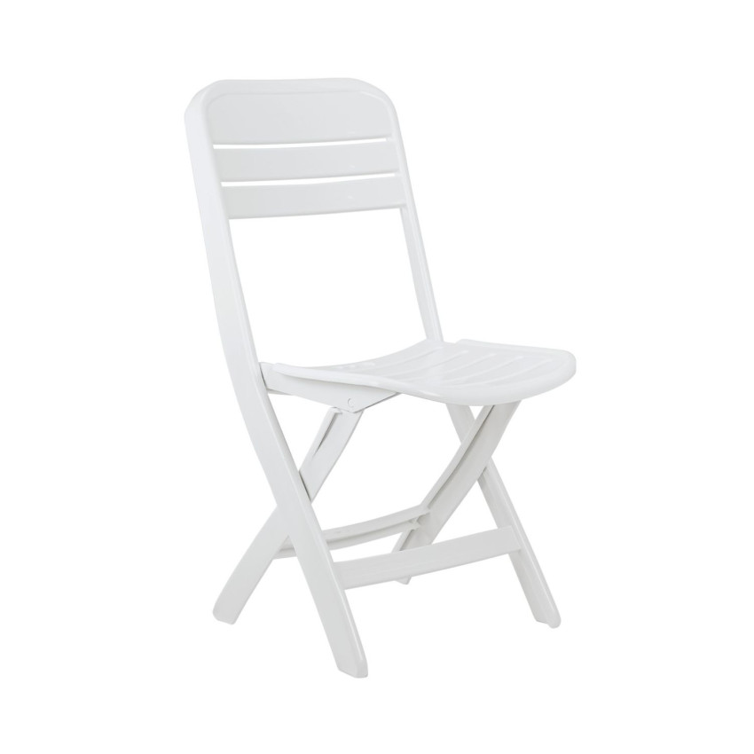 Silla Plegable Bliss Blanca 52x40x82cm 7house Sillas y Sillones de Exterior 1