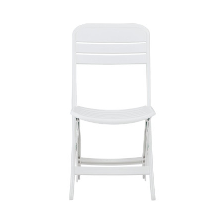Silla Plegable Bliss Blanca 52x40x82cm 7house Sillas y Sillones de Exterior 2