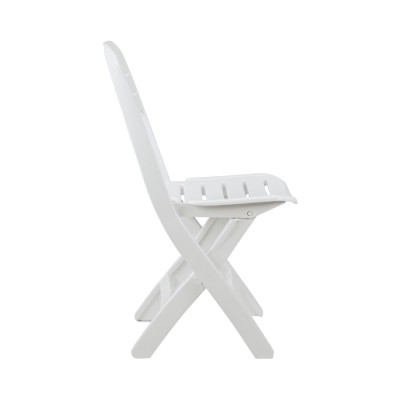 Silla Plegable Bliss Blanca 52x40x82cm 7house Sillas y Sillones de Exterior 3