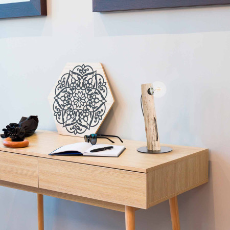 Lámpara de Mesa Natural Ink 8x8x38cm O91 Lámparas de Mesa 8