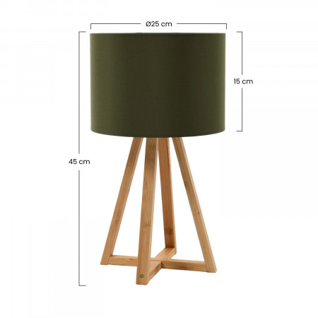 Lámpara de Mesa Eko 25x45cm O91 Lámparas de Mesa 14