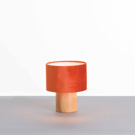 Lámpara de Mesa Natural Eco Red 18x18x22cm O91 Lámparas de Mesa 2