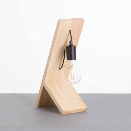 Lámpara de Mesa Natural Rua Vintage 18,4x13x45cm O91 Lámparas de Mesa 2