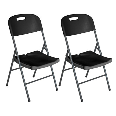 Pack 2 Sillas Plegables con Asa 47x58x87cm O91 Sillas Plegables 6