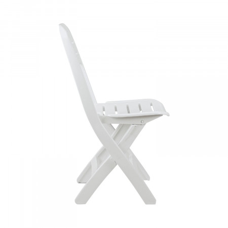 Pack 4 Sillas Plegables Bliss Blancas 52x40x82cm Thinia Home Sillas y Sillones de Exterior 3