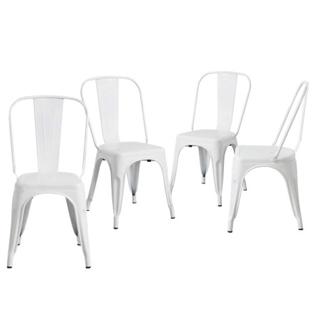 Pack 4 Sillas Industriales Strong 45x54x85cm Thinia Home Sillas de Comedor 1