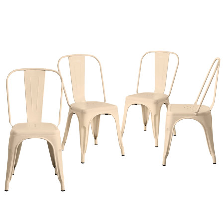 Pack 4 Sillas Industriales Strong 45x54x85cm Thinia Home Mobiliario Hostelería Interior 1