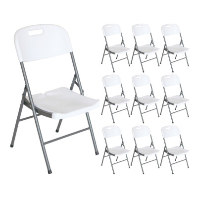 10er-Set Klappstühle mit Tragegriff, 47 x 58 x 87 cm Thinia Home