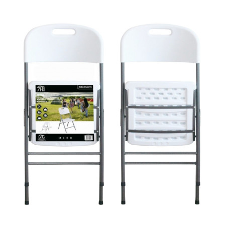 Pack 10 Sillas Plegables con Asa 47x58x87cm Thinia Home Sillas Plegables 4