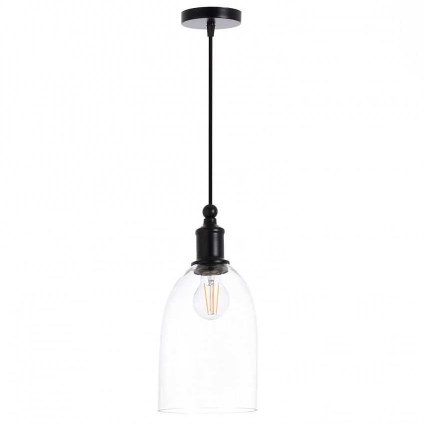 Lámpara de Techo Cristal Elk Transparente 16x16x33cm O91 Lámparas de Techo 1