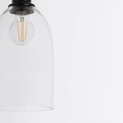 Lámpara de Techo Cristal Elk Transparente 16x16x33cm O91 Lámparas de Techo 3
