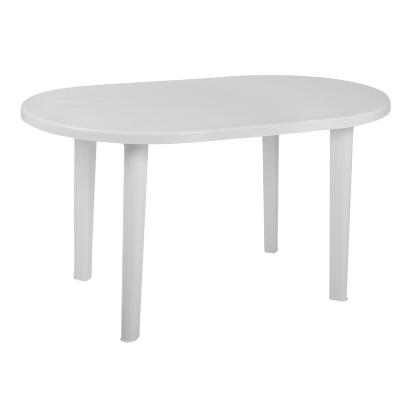 Mesa de Resina Oval Breeze 137x72cm Thinia Home Mesas de Jardín 1