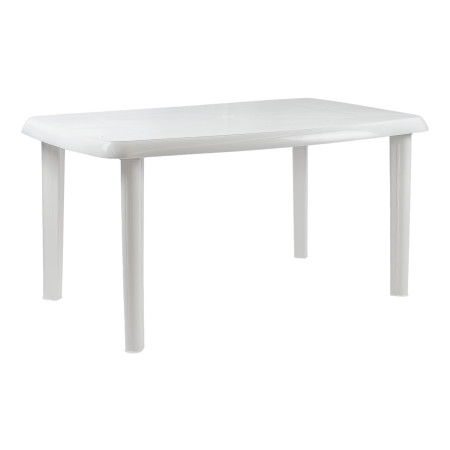 Mesa de Resina Oval/Rectangular Vistara Blanco 140x85x72cm O91 Mesas de Jardín 1