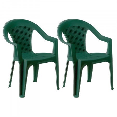 Pack 2 Sillas con Reposabrazos Stack 56x75x79cm 7house Sillas y Sillones de Exterior 5