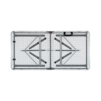 Mesa Plegable Portátil Resina 122cm Blanco 7house Mesas Plegables 4