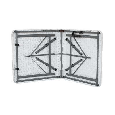Mesa Plegable Portátil Resina 122cm Blanco 7house Mesas Plegables 5