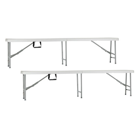 Pack 2 Bancos Plegables Catering 180x28x43cm Thinia Home Bancos de Jardín 1
