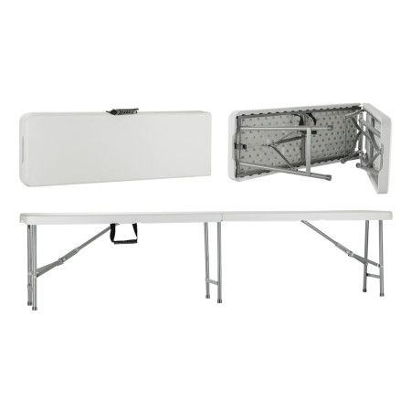 Conjunto Plegable Mesa con 2 Bancos de 180cm Catering Thinia Home Conjuntos de Jardín 3