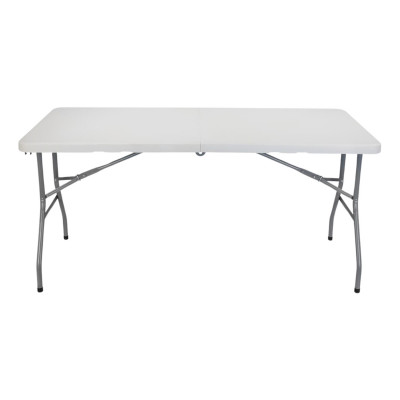 Mesa Plegable Portátil Resina 150cm Blanco O91 Mesas Plegables 2