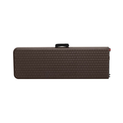 Pack 2 Bancos Plegables Catering Efecto Ratán 180x28x43cm 7house Bancos y Sofás de Exterior 3