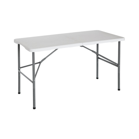 Mesa Plegable para Camping Blanco 122x74cm Thinia Home Mesas de Jardín 1
